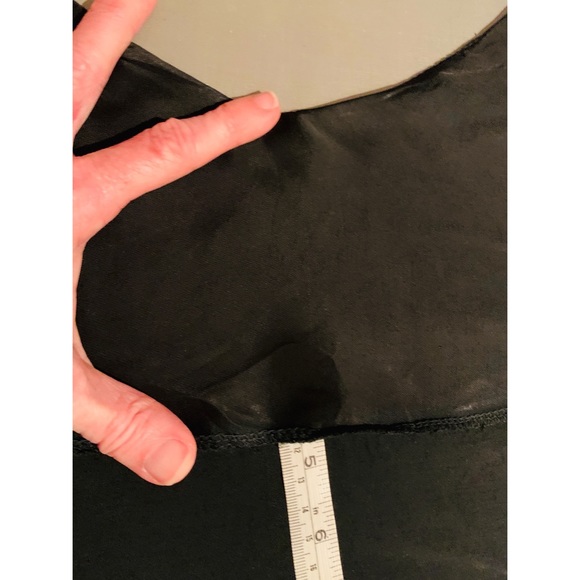 NWT AE Don’t Ask Why Classic Black Slip Dress - Picture 4 of 4